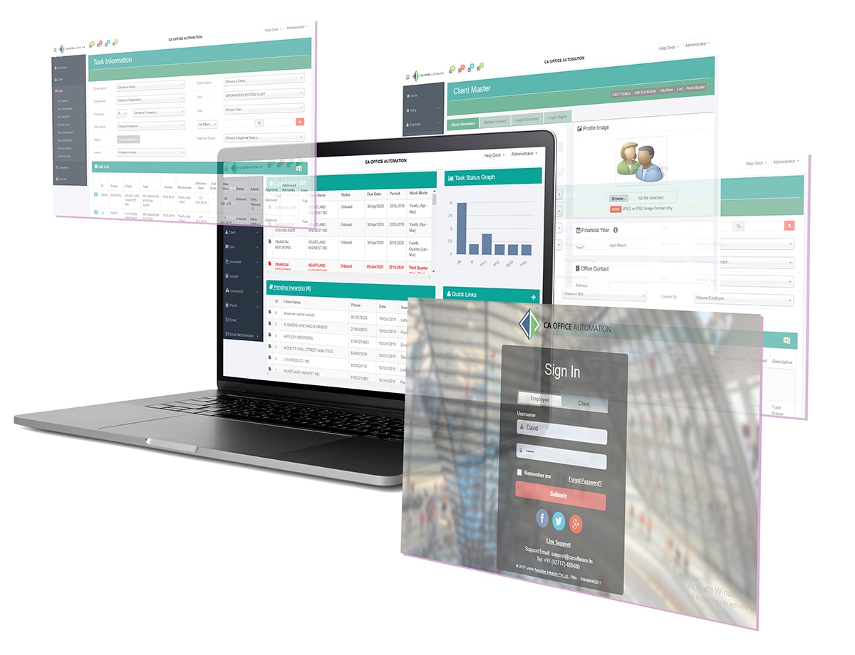 Module Overview of CA Office Automation Software